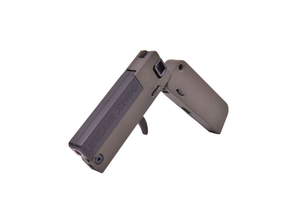 Handguns Trailblazer Firearms LifeCard 22Magnum LIFECARD 22MAG BLACK/OD GREEN •  • Model: LifeCard